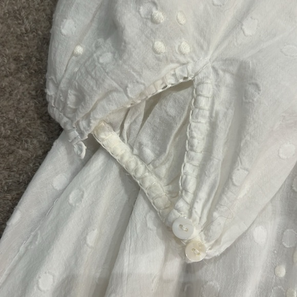 RARE FIND- INNIKA CHOO smock size 1. White, 100% linen. - Picture 12 of 15